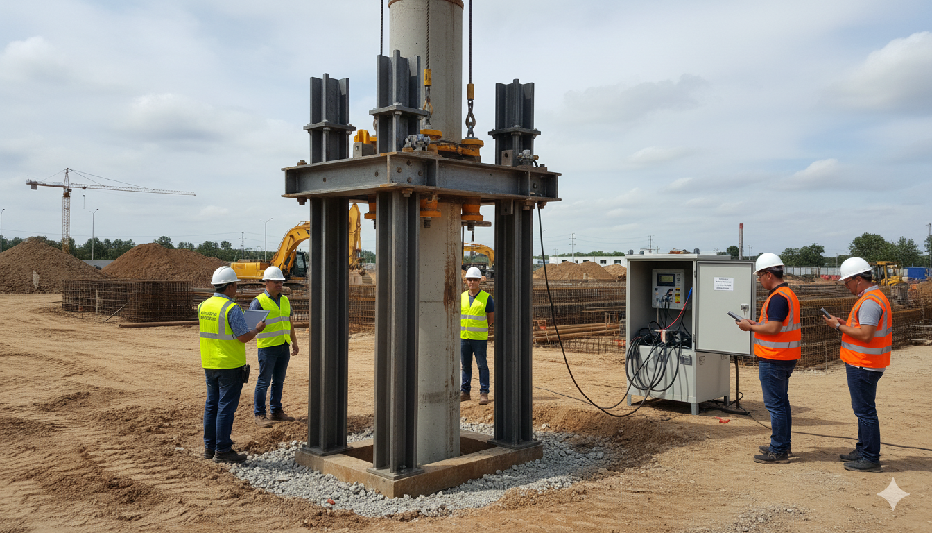 Lateral Dynamic Pile Load Test